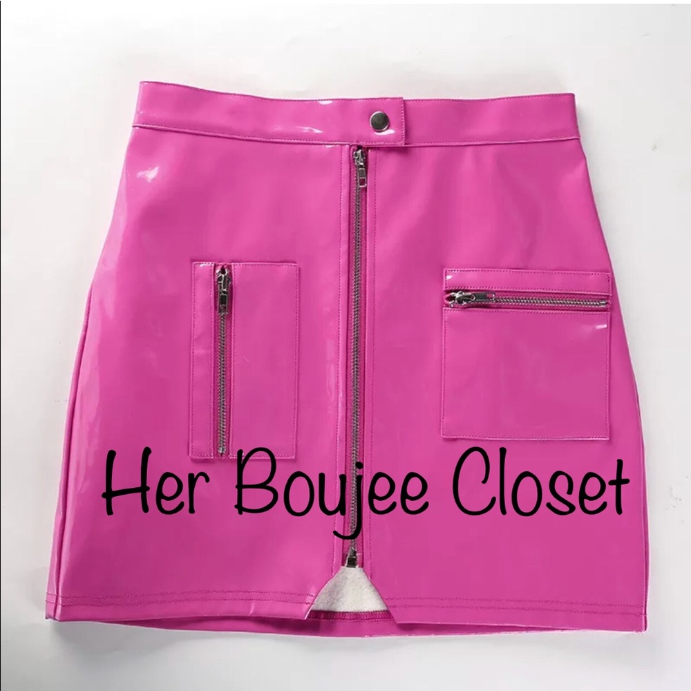 Pu Leather Skirt